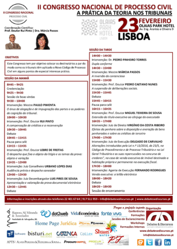 programa ii congresso nacional- processo civil