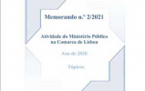 Memorando n.º 2/2021 – Atividade do Ministério Público 2020- PRLisboa